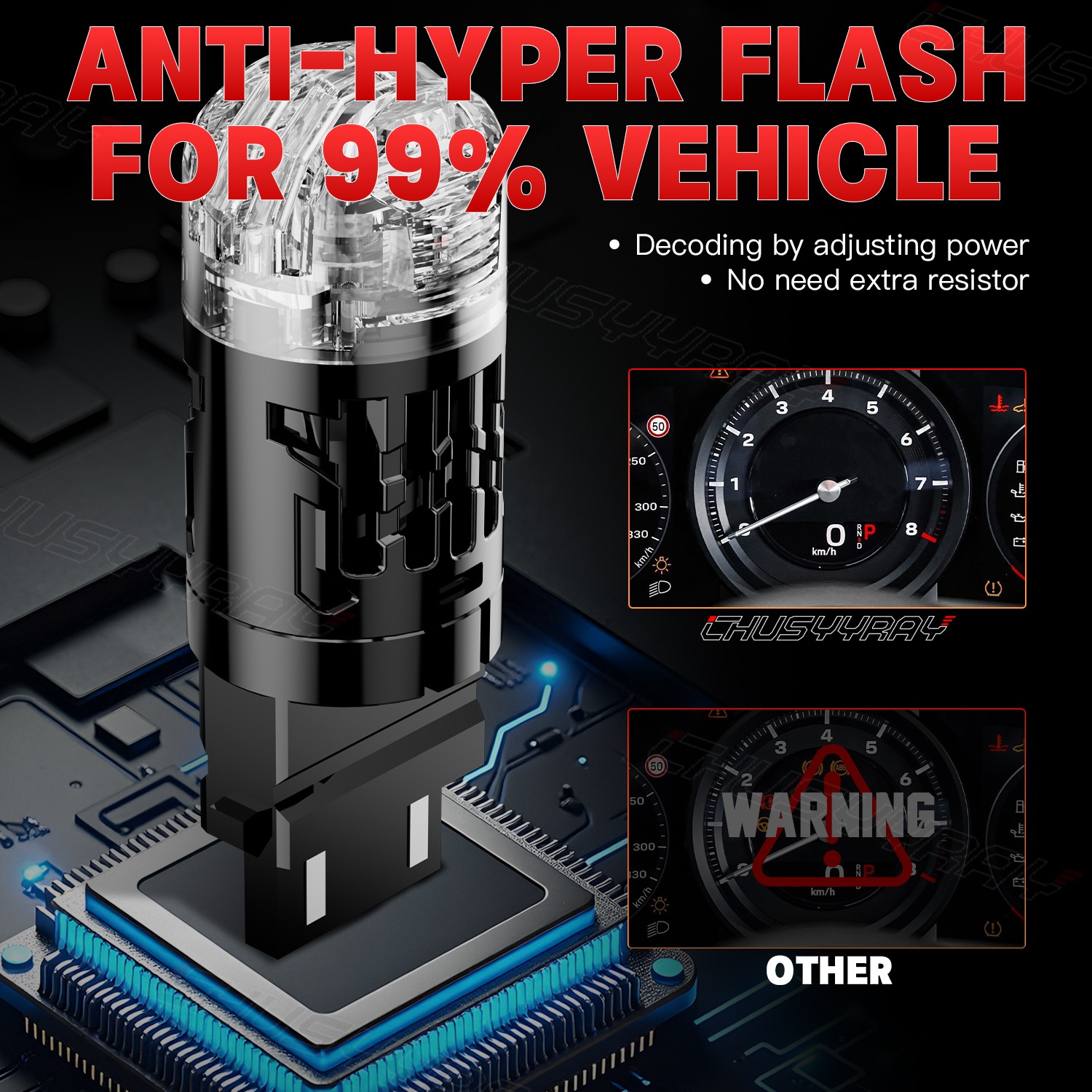 3000K Amber LED Bulbs 3157A For Ram 1500 2500 3500 Turn Signal Light