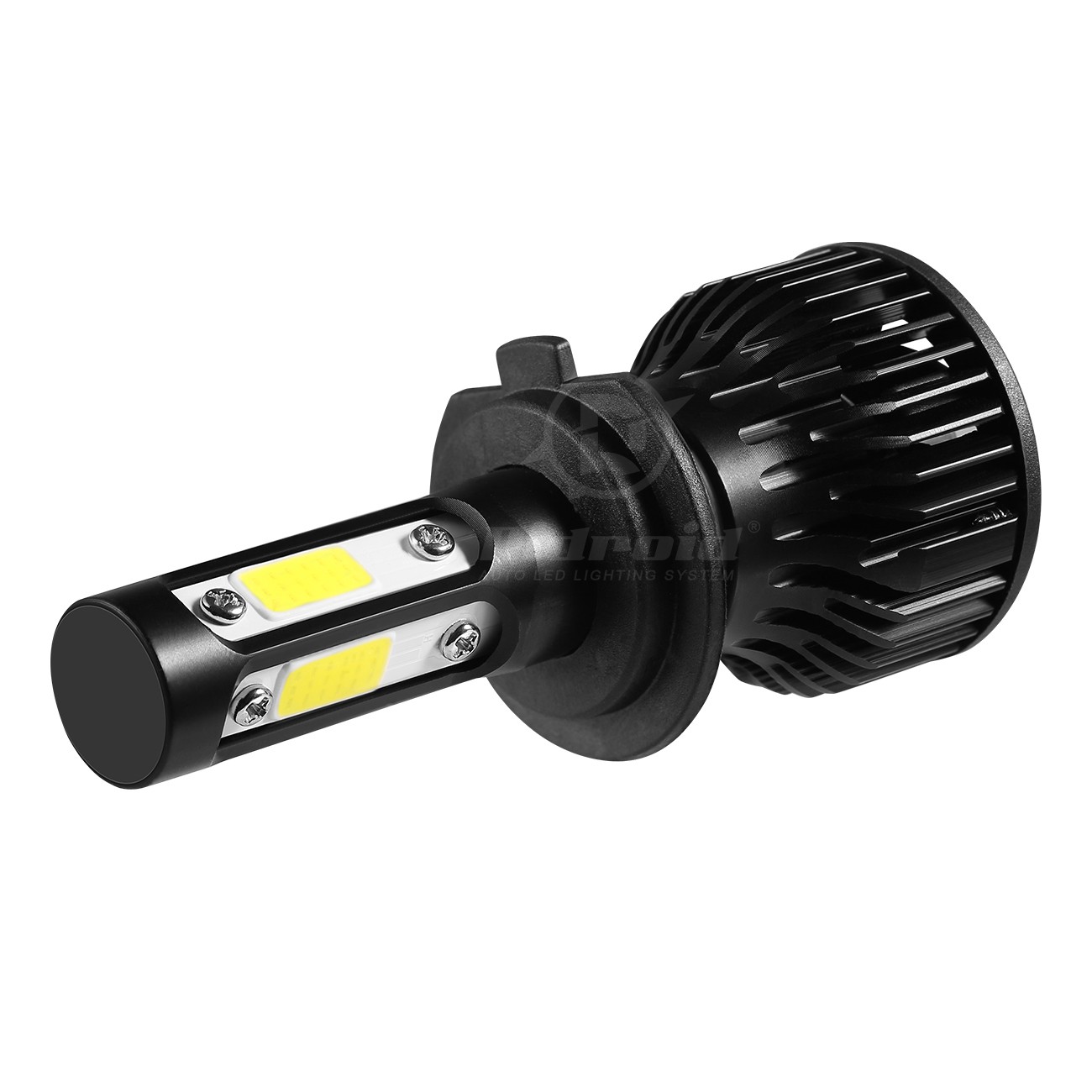 4-sides H7 LED Headlight Bulbs Super Bright High/Low Beam 3000000LM 6500K White