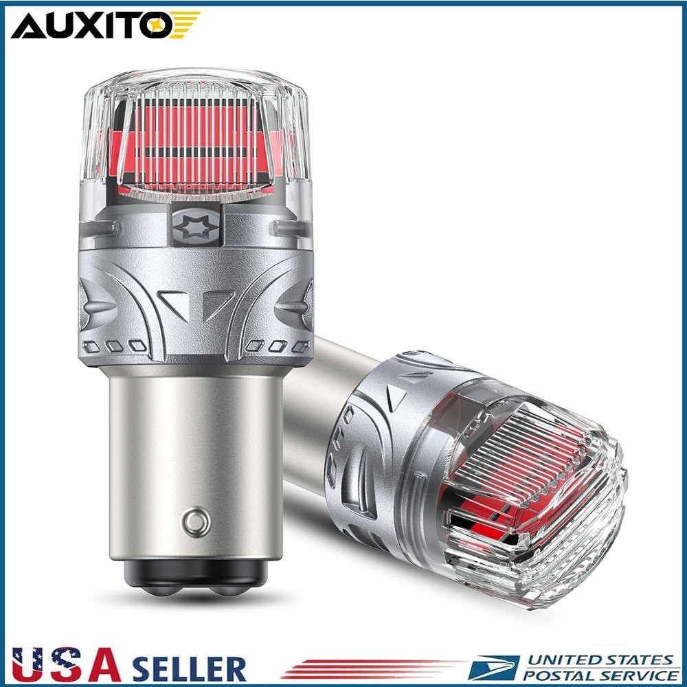 1157 LED Flash Red Bright Brake Tail Stop Light Parking Bulbs Anti Hyper Flash