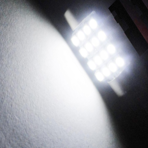Jtech 2 x 36mm(1.42″) 16 SMD Super Bright White LED Bulb 6411 6413 6418 C5W