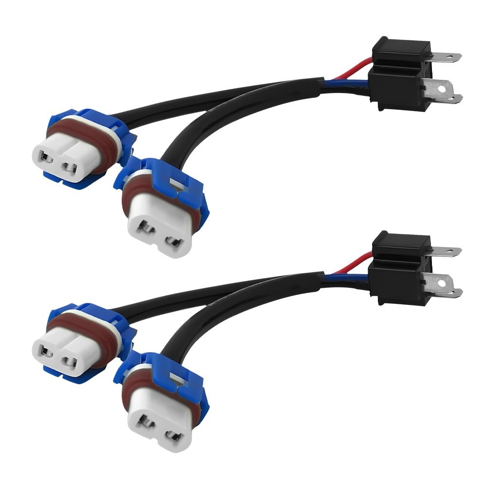 Conversion Wire 9003 H4 TO 9005 9006 Two Harness Head Lamp Adapter Plug Play New