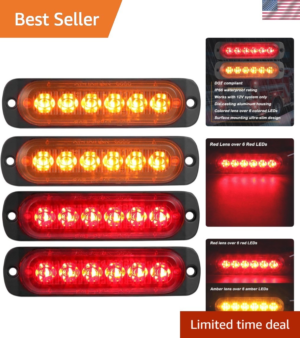 Aluminum Housing 4.4″ LED Trailer Lights – Waterproof, Bright & Shock Resistant
