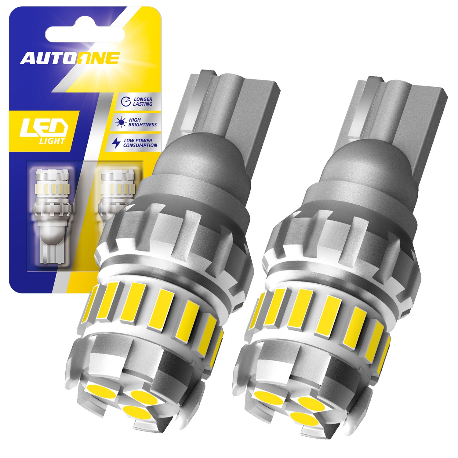 AUXITO T15 921 LED Reverse Backup Light Bulb 6500K Super Bright White T16 2-6X