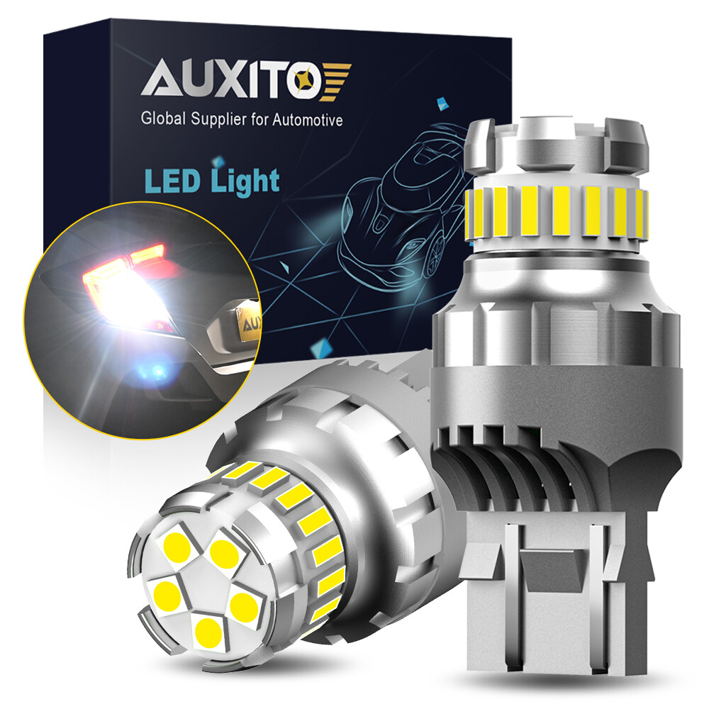 Auxito Super Bright 2400LM 7443 7440 LED Daytime Running Light DRL Bulb White 2*