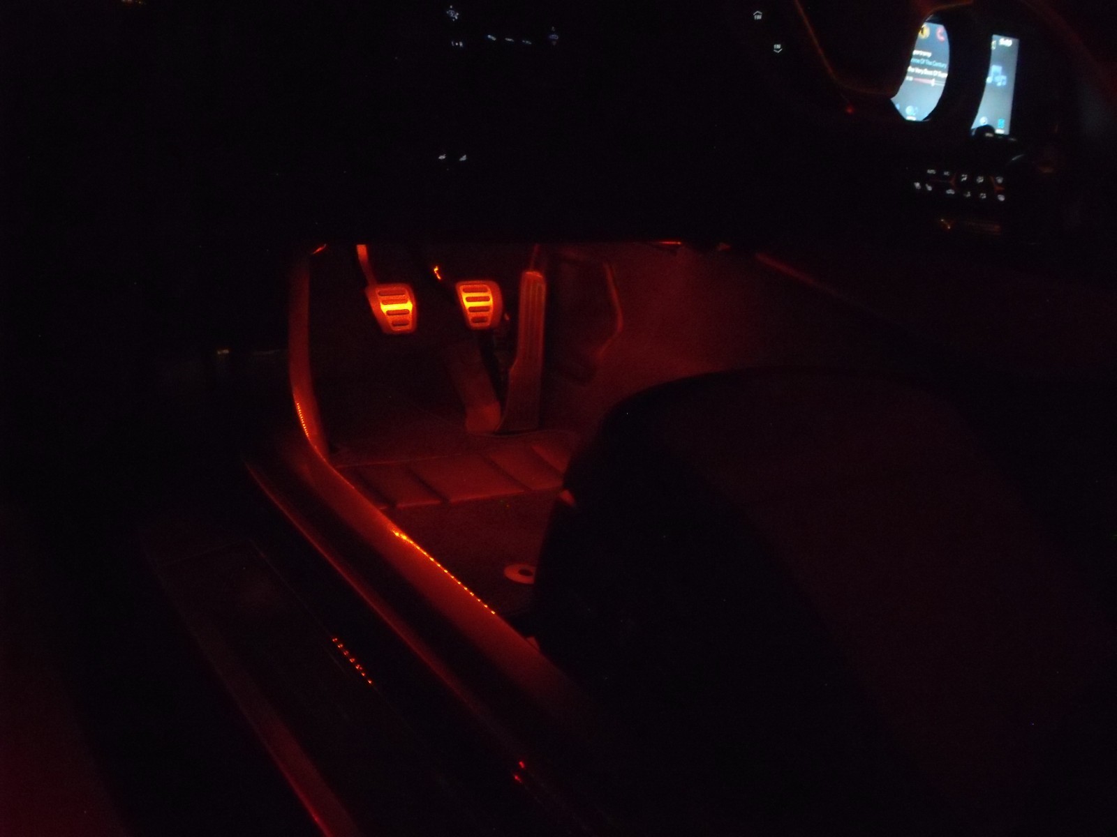 C8 CORVETTE FOOTWELL LED LIGHTING KIT , PLUG N PLAY