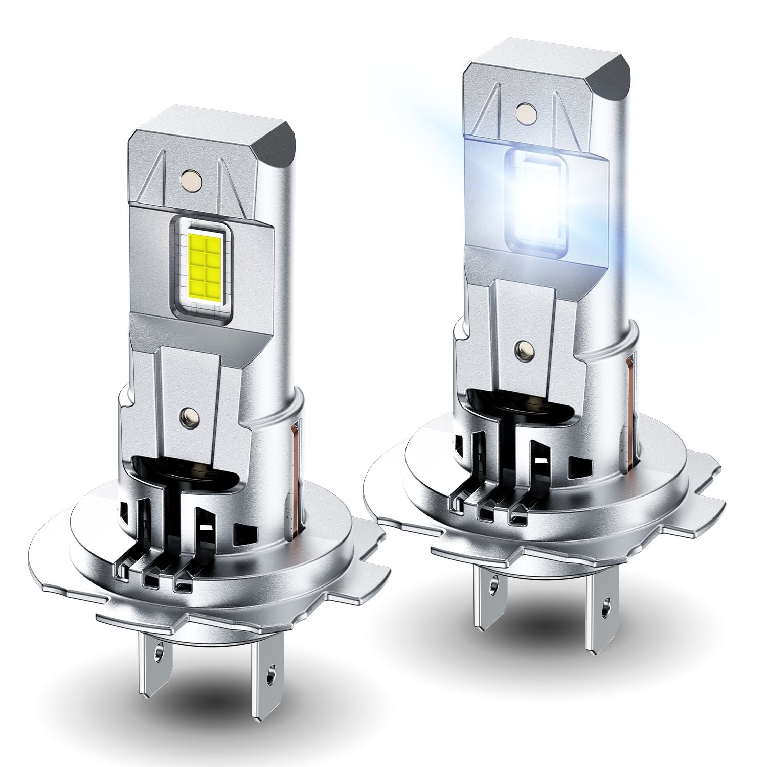 AUXITO H7 LED Headlight Super Bright Bulbs Kit HI/LOW Beam 6500K White 330000LM