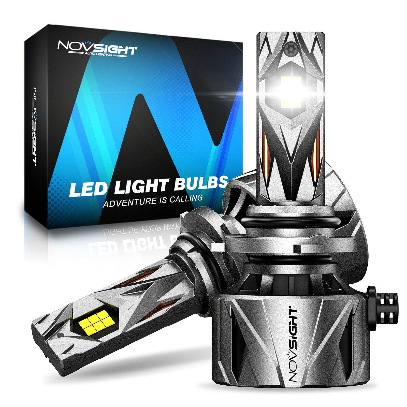 4PCS 9005 9006 HB3 HB4 LED Headlight Bulb Combo High Low Beam 6000K Super Bright