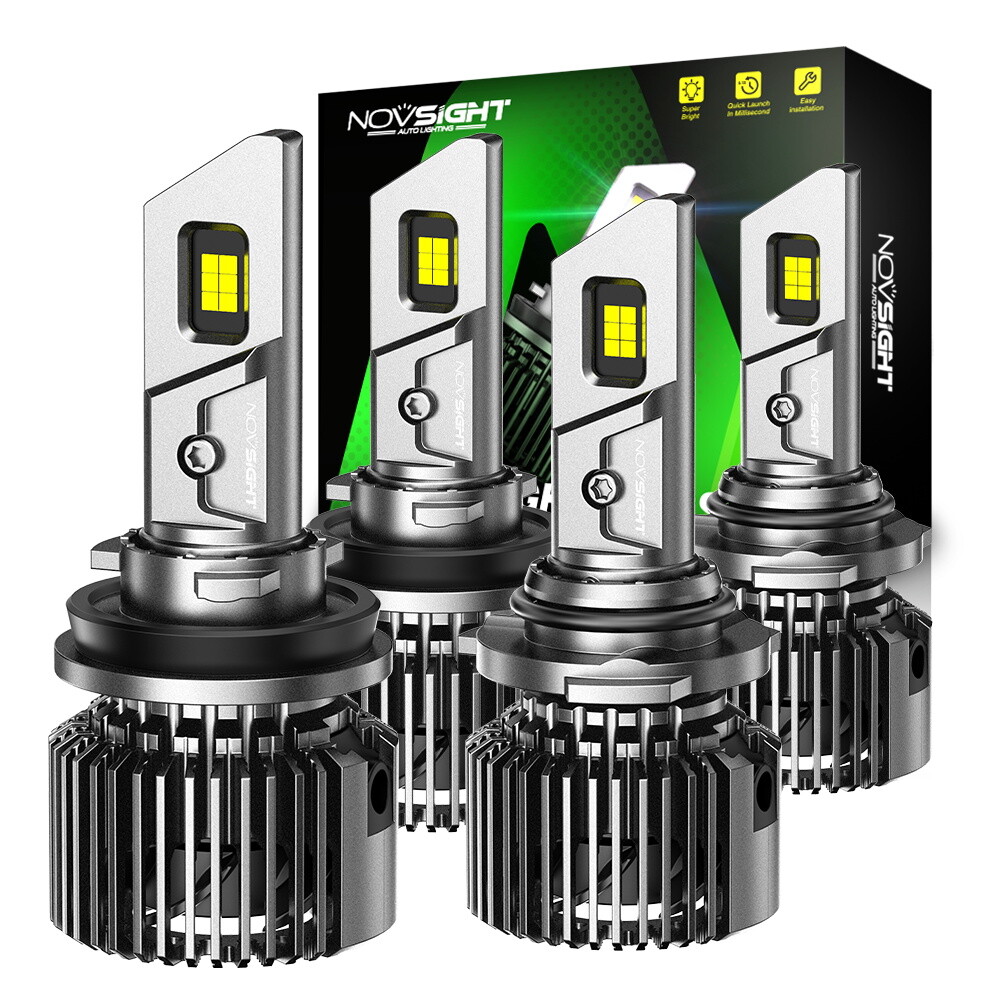 8PCS 9005 H11 Combo LED Headlight Kit High Low Bulbs 6500K Super Bright White