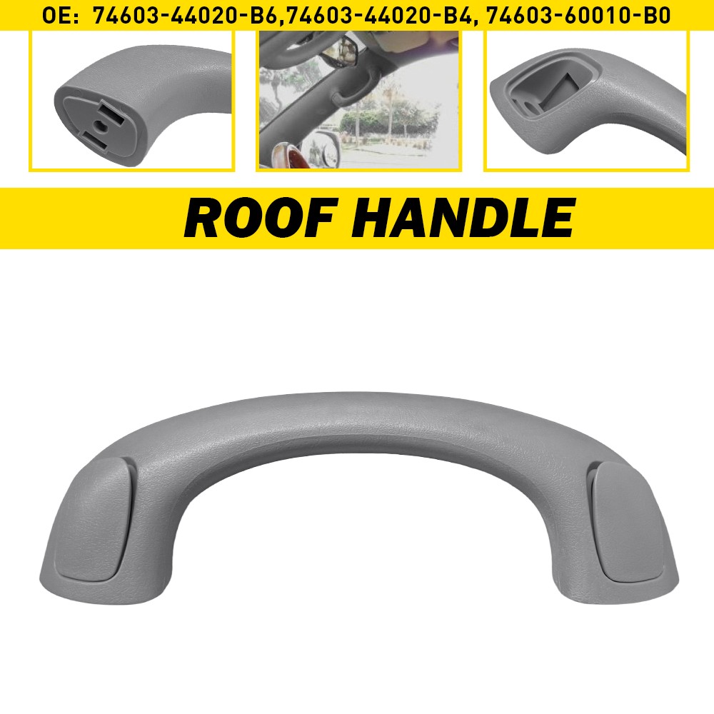 Front Gray Grab Roof Pull Handle For 2003-09 Toyota 4Runner Lexus GX470 1-5SET