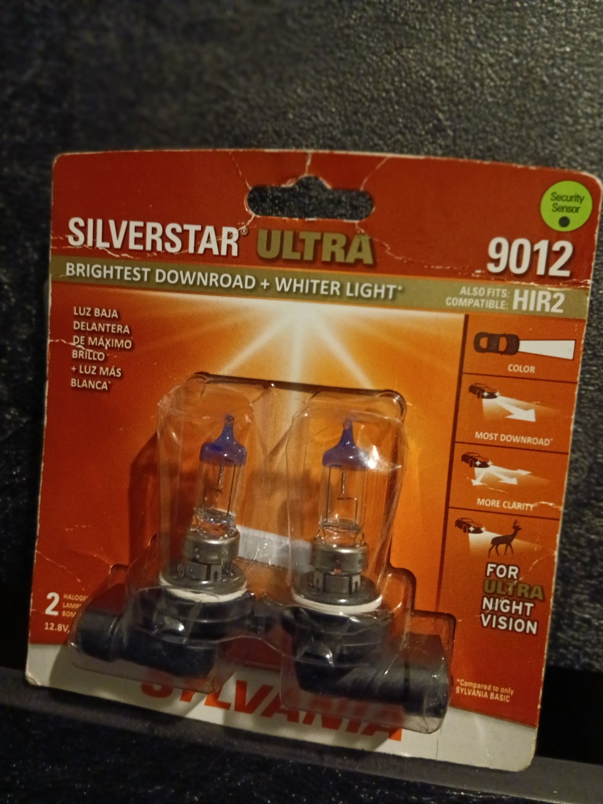 Sylvania 9012 SilverStar ULTRA High Performance Headlight Pair Set 2 Bulbs NEW
