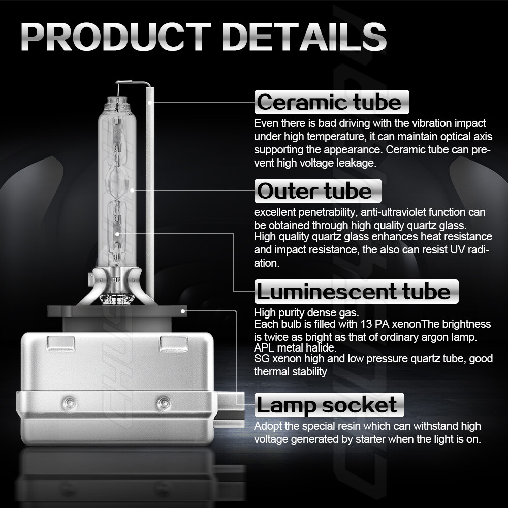 Front HID Headlight Bulb FIT CHEVROLET BLAZER 2019-2020 High/Low Beam 6000K