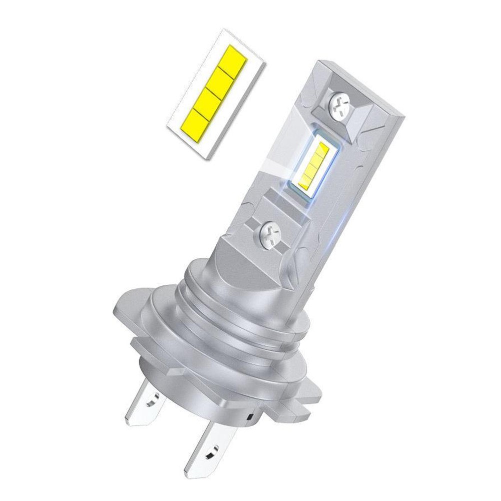 Aviation Aluminum H7 LED Headlight Bulbs with 4000LM Bright White Light