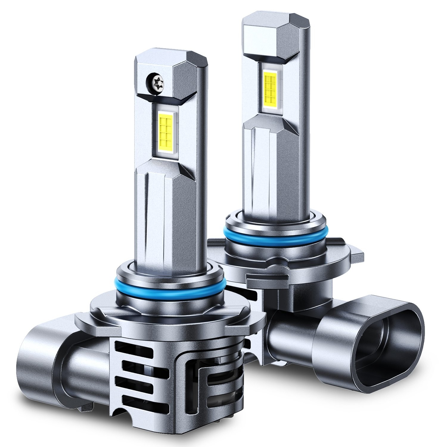 2Pcs HB3 9005 LED Headlight Light Bulb High Bright Beam 24000LM 6500K White Lamp