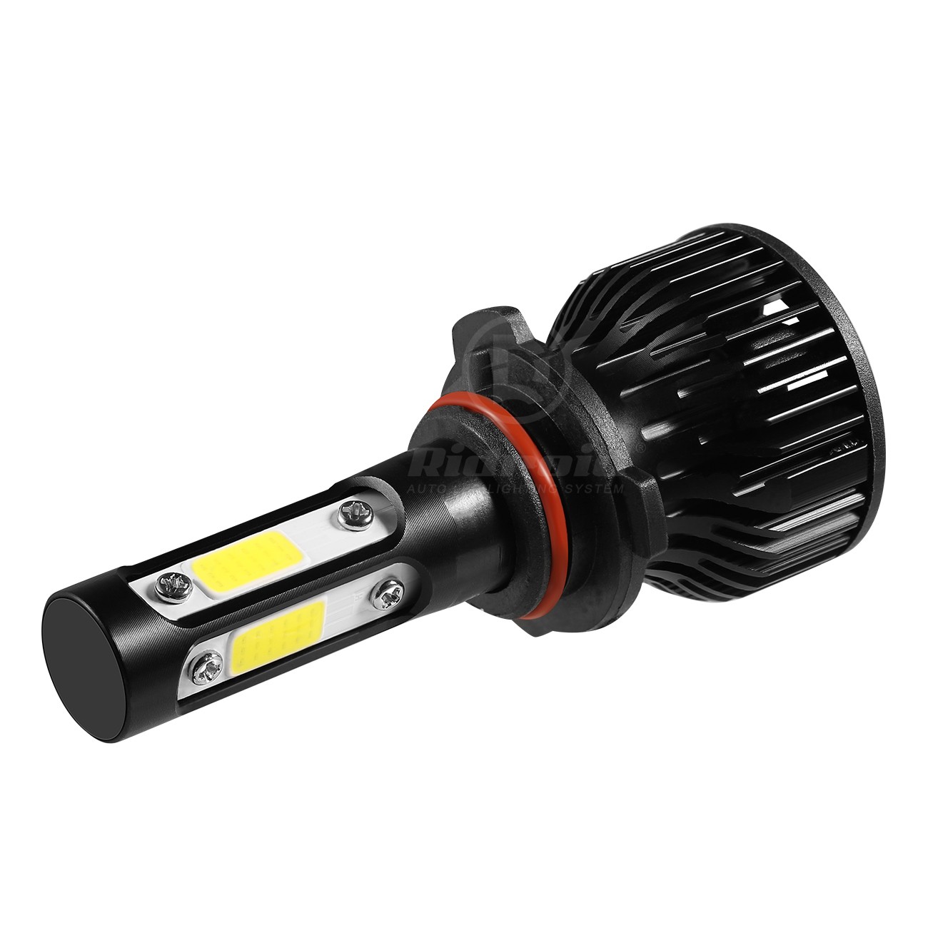2Pcs 4-sides HB4 9006 LED Headlight Bulbs Kit Low Beam Super Bright White 6500K