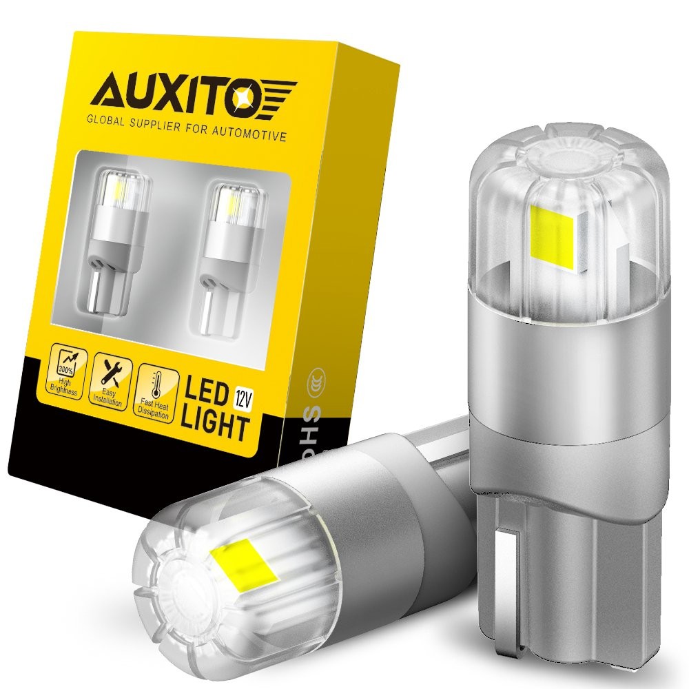 2-20x T10 168 194 W5W 3030SMD LED License Plate Door Dome Light Bulb White 2US2T