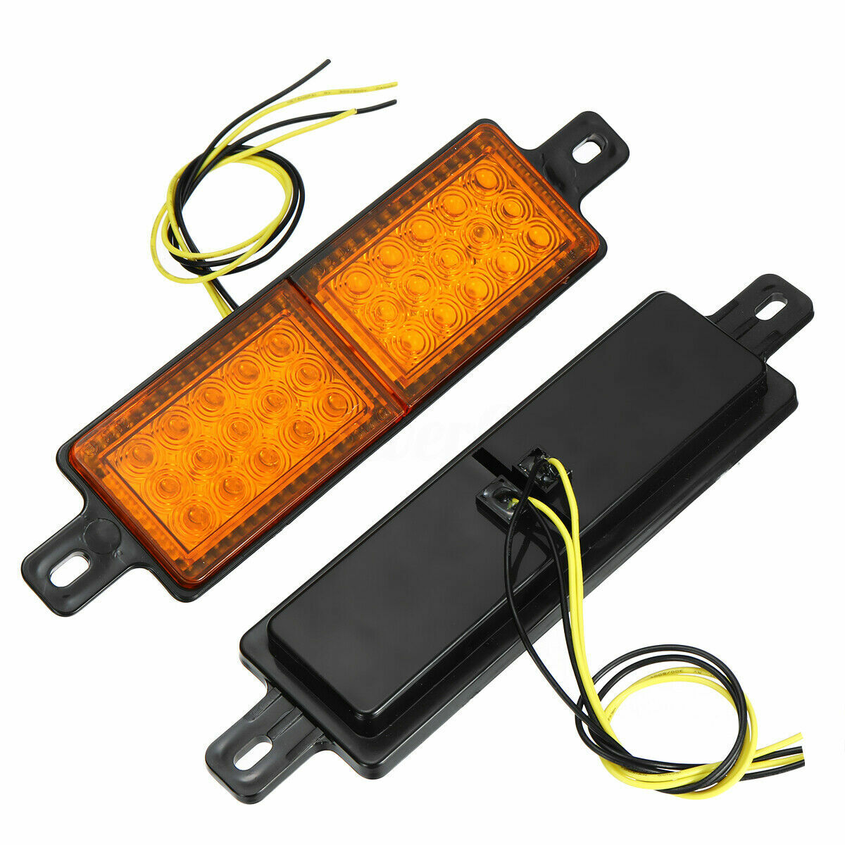 2x Amber 30 LED Front Indicator Park Lights TJM Bullbar Marker Lamp ARB Bar 12V