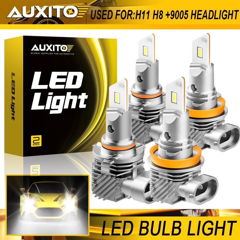 Combo 9005 H11 LED Headlight Super Bright Bulbs Kit White 30000LM High/Low Q10 A