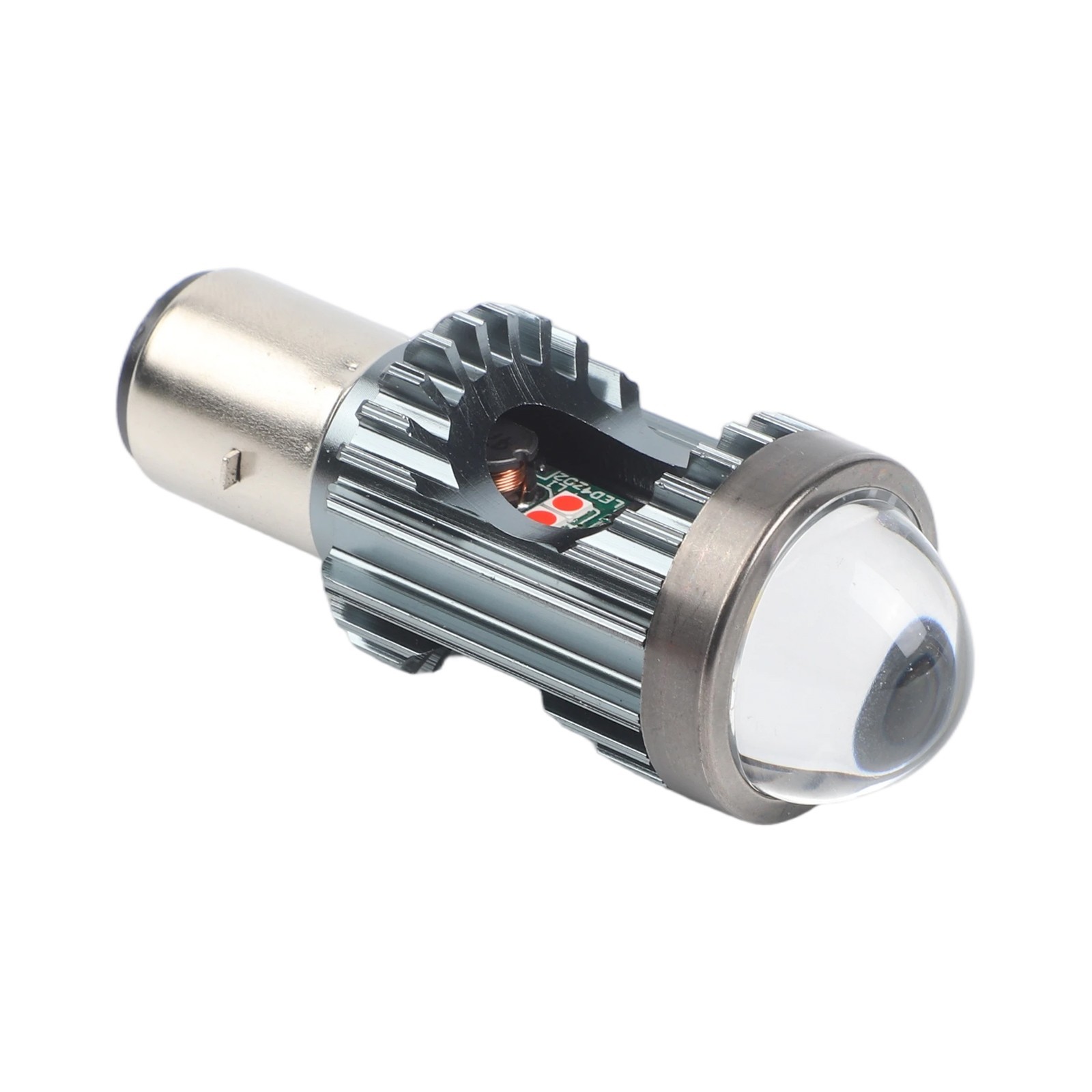 LED Headlight with Aviation Aluminum White Yellow Lens Red Blue for P15D