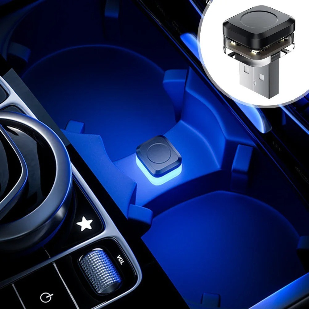 1. USB Car Interior Ambient LED Atmosphere Light Reading Lamp Decoration Accesso
