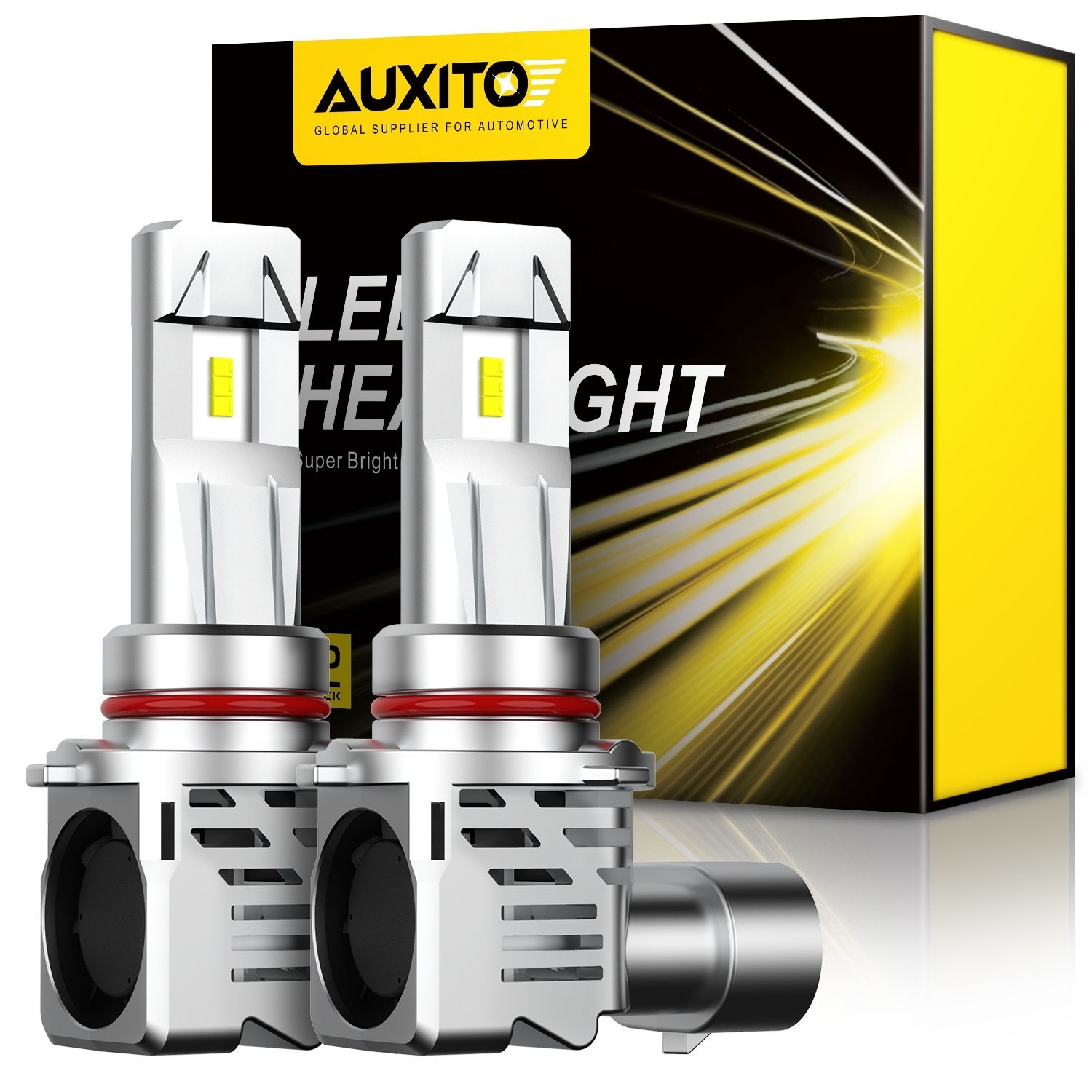 2X HB3 9005 Bulbs LED Headlight Set High Beam Light Fog 6000K White Super Bright