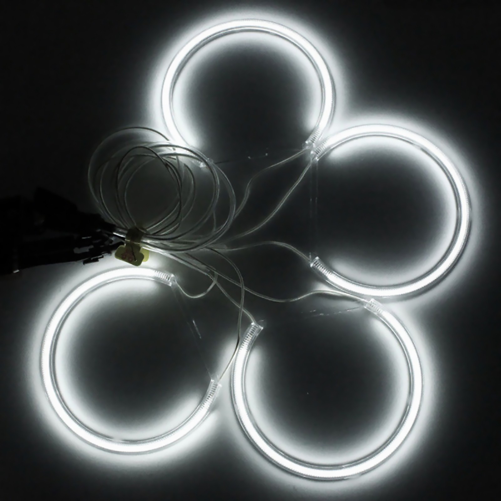 LED Xenon White Headlight SMD Angel Eyes Halo Rings For BMW E39 E46 3 5 Series
