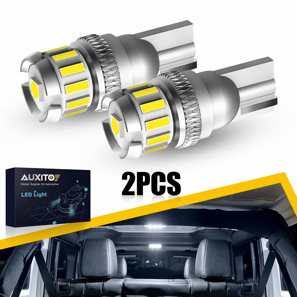 AUXITO LED Inside Lamp License T10 Plate Light White 6000K Super Bright 168 2825