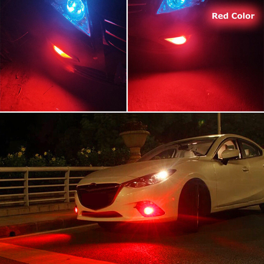 2X Red 881 889 H27W/2 LED Fog Light Bulb Lamp 1600LM for Hyundai Elantra Accent