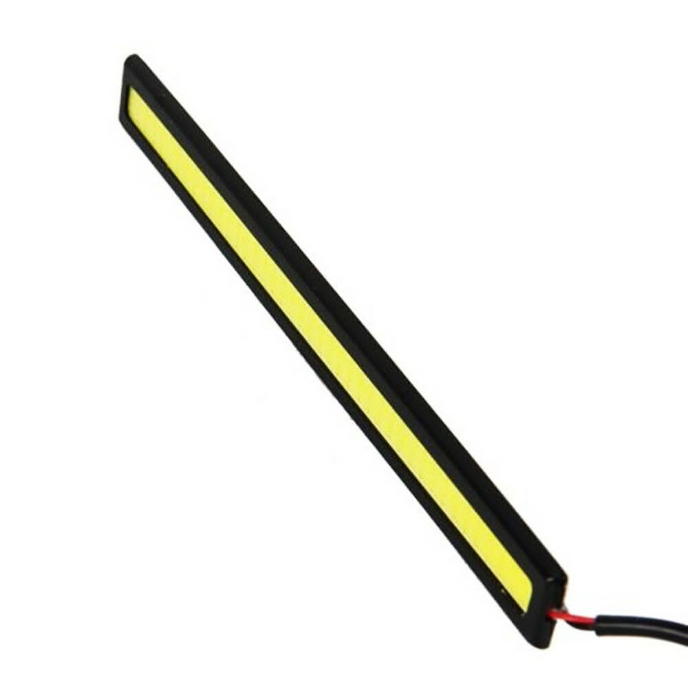 White 12V LED Strip DRL Daytime Running Light Fog COB Lamp Driving 10PCS 17cm