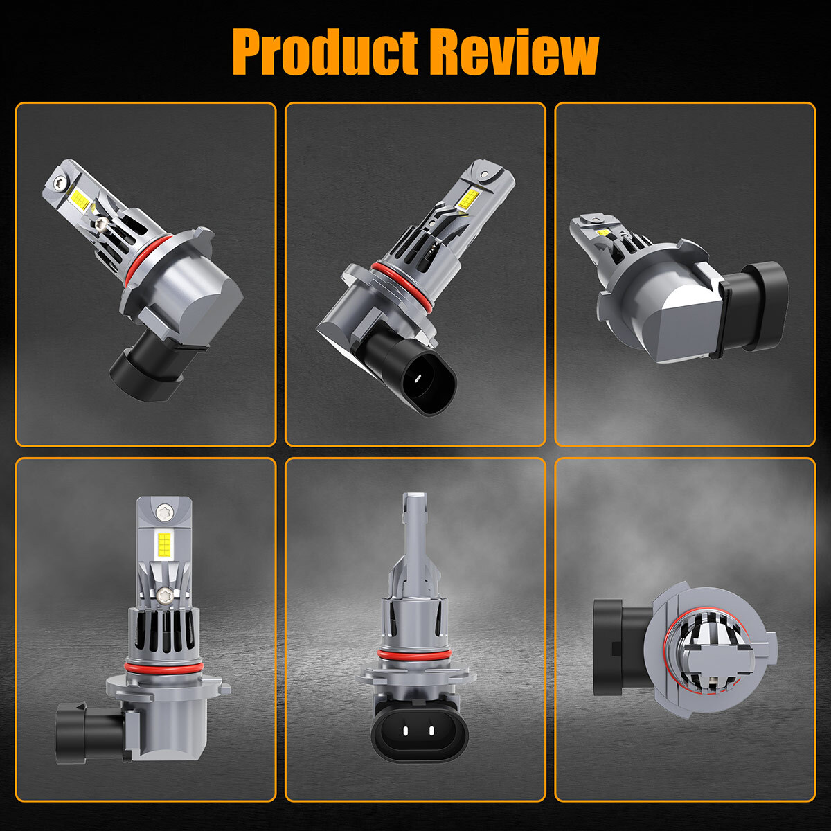 Super White Bright 9012 HIR2 H16 Combo LED Headlight Fog Light Bulbs 1000000lm