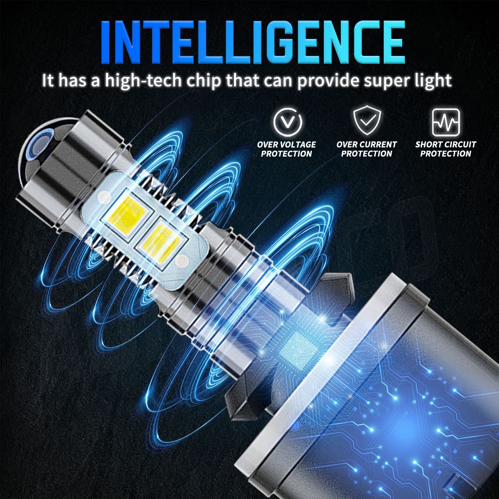 Brand New LED Headlight Combo Kits Bulbs High/Low Beam+Fog Light 6500K Bright