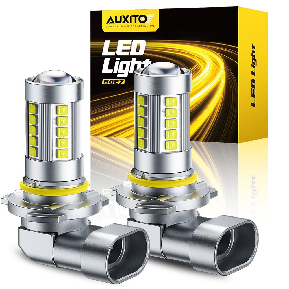 2X AUXITO 9145 9140 H10 LED Headlight Fog Light Bulb 6500K Super White Kit EOOK