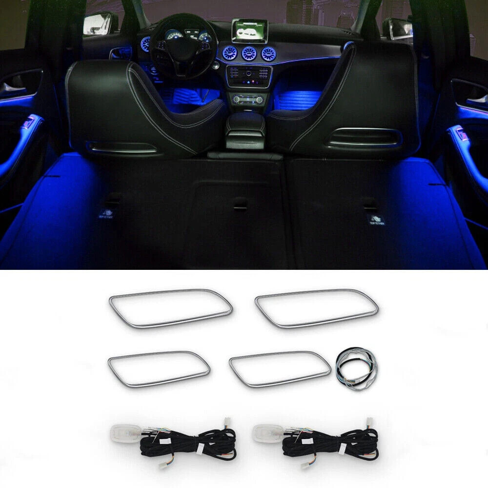 12/64 COLORS APP Control Air Vent LED Ambient Light For Mercedes Benz CLA W117