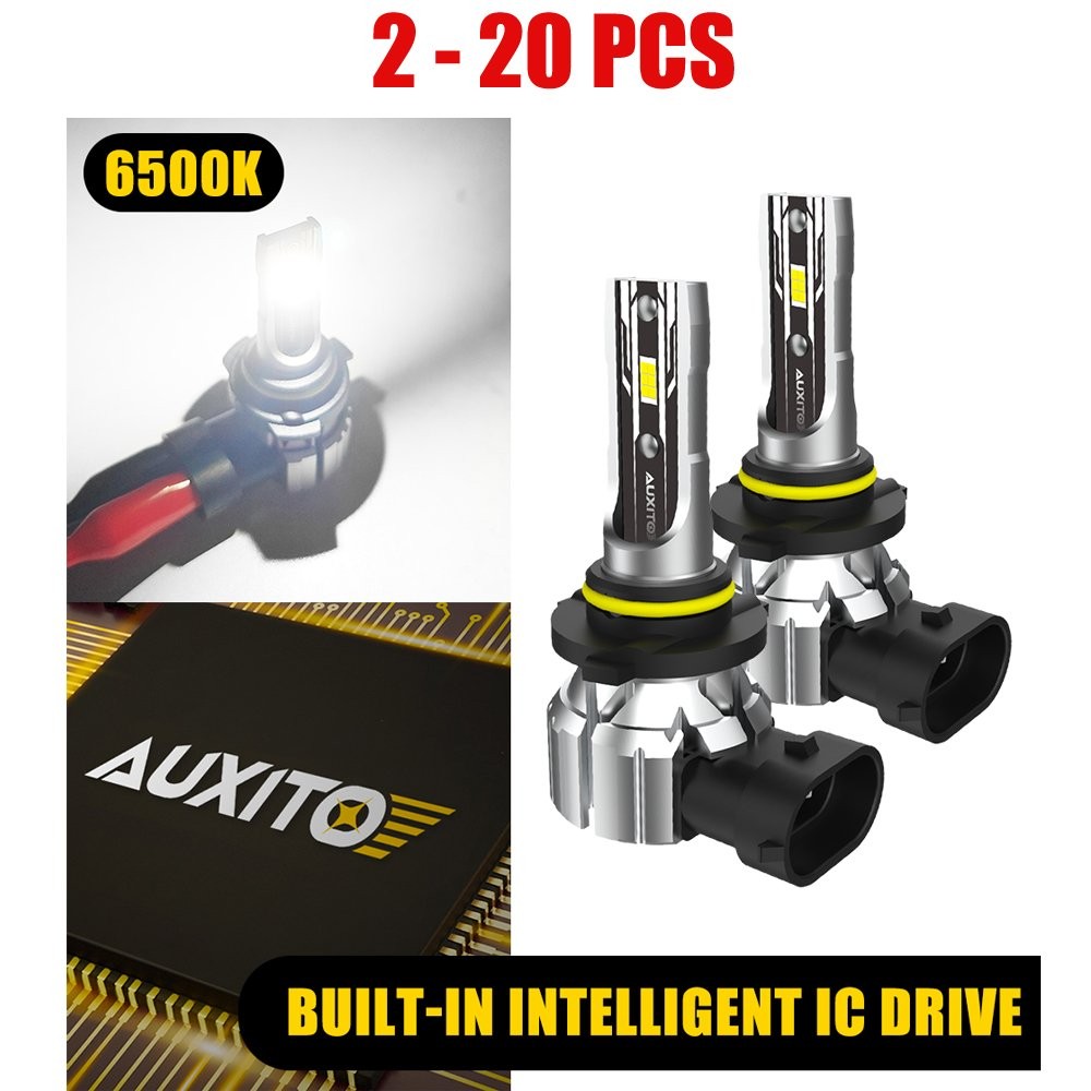 2-20PCS AUXITO 9005 HB3 LED High Beam Headlight Bulb Bright White 6500K 20000LM