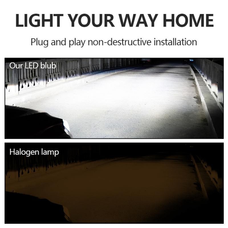 12V 62W Car Headlights Car Lighting 360 Degree Beam Angle Aviation Aluminum