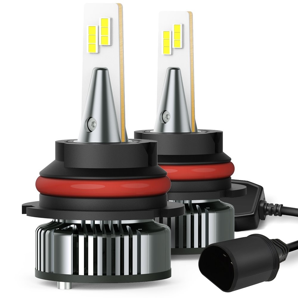 2X 9007 LED Headlight Bulbs Hi Low Beam Kit Plug&Play Super White 6000K 16000LM