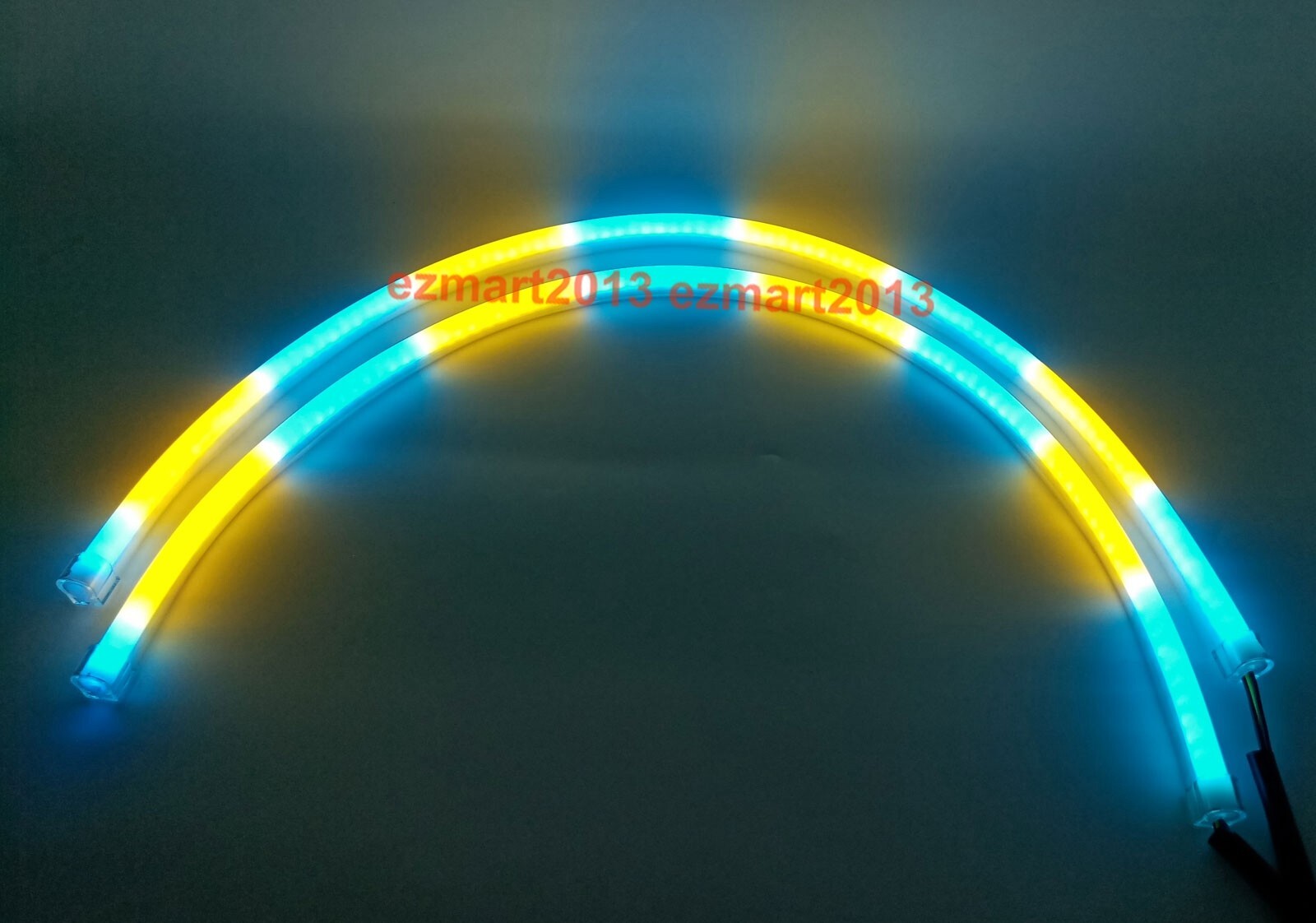 2*60cm LED strip Dream color Chasing RGB Flash Turn Signal Flow series DRL BT