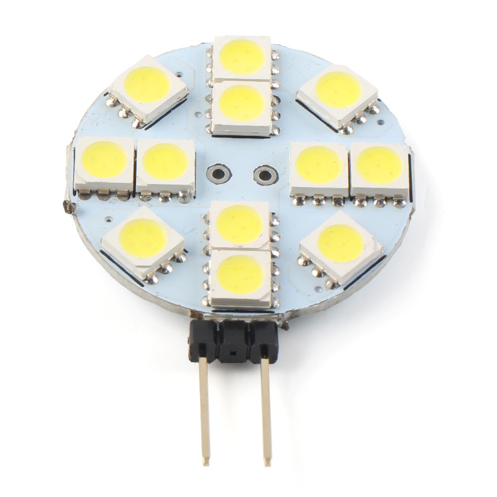 Indoor Car RV Landscape G4 Socket 5050 SMD 12 Bulb Lamp Round Bulb