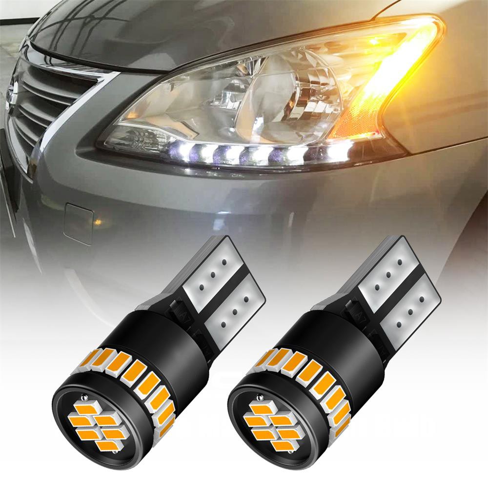 2-20X 168 194 192 2825 T10 LED Side Marker Interior Light Bulbs Amber Error Free