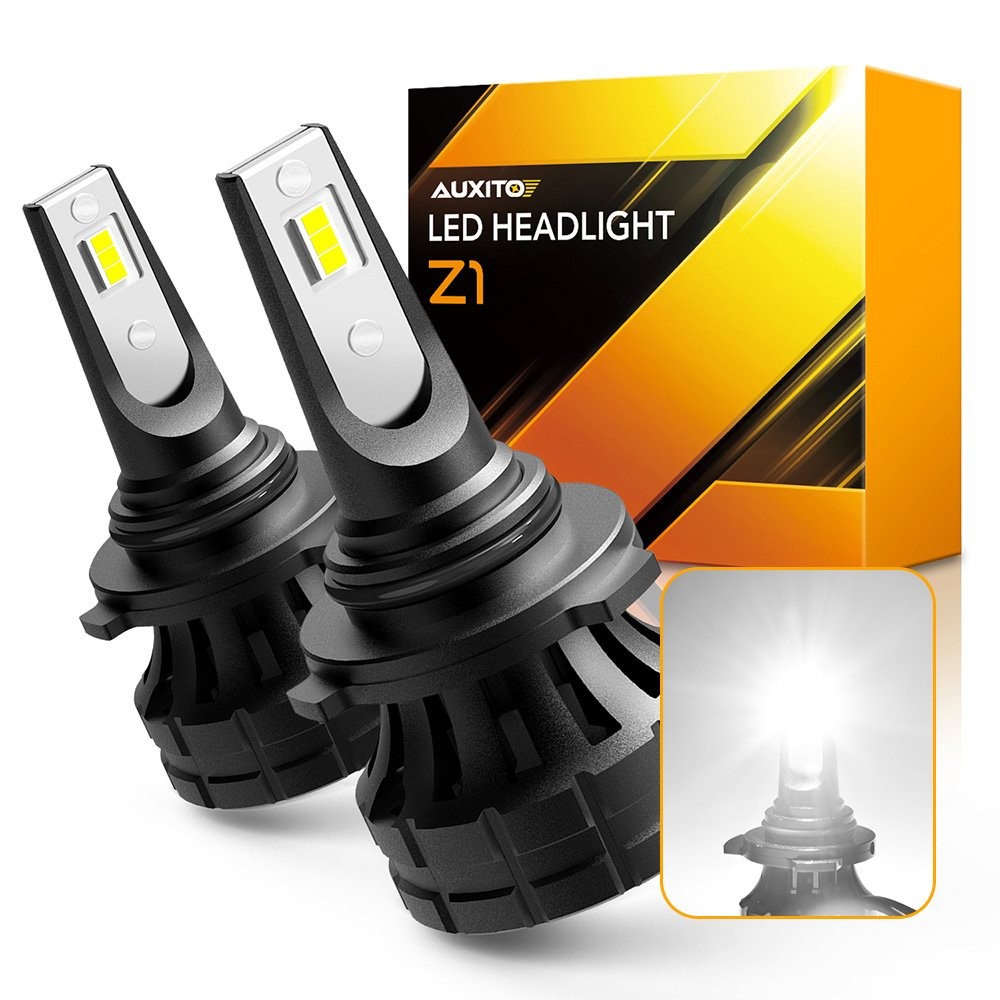 9005 AUXITO HB3 LED 9006 Headlight Bulbs Kit High Beam 6000K White 20000LM Z1 D