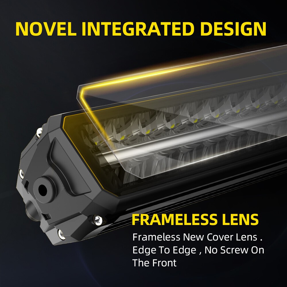 12V-24V Night Blazer 22″ Dual Row LED Light Bar With DRL Park Light Function 20″