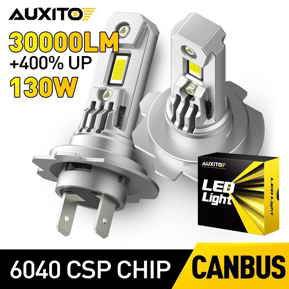 2x H7 LED Headlight Bulb High or Low Beam Super White 30000LM Lights 1-10Set