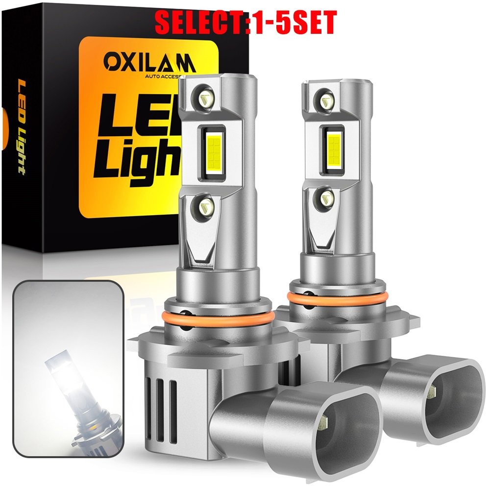 OXILAM Q36 9005 HB3 LED Headlight Bulbs High Beam 100W 6500K 20000LM White 2-10X