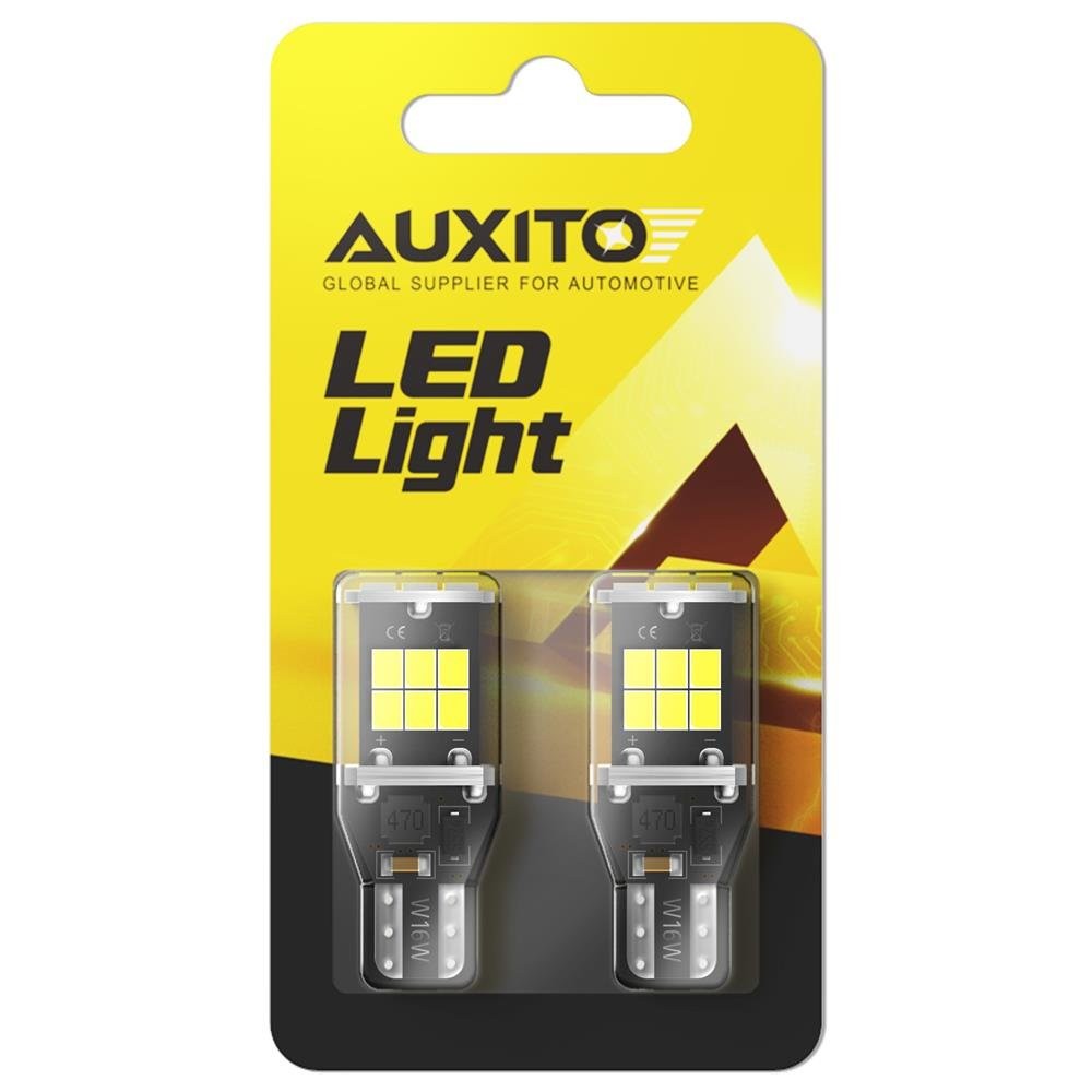 AUXITO T15 921 912 904 LED Reverse Backup Light Bulbs 6000K Super Bright 2400LM