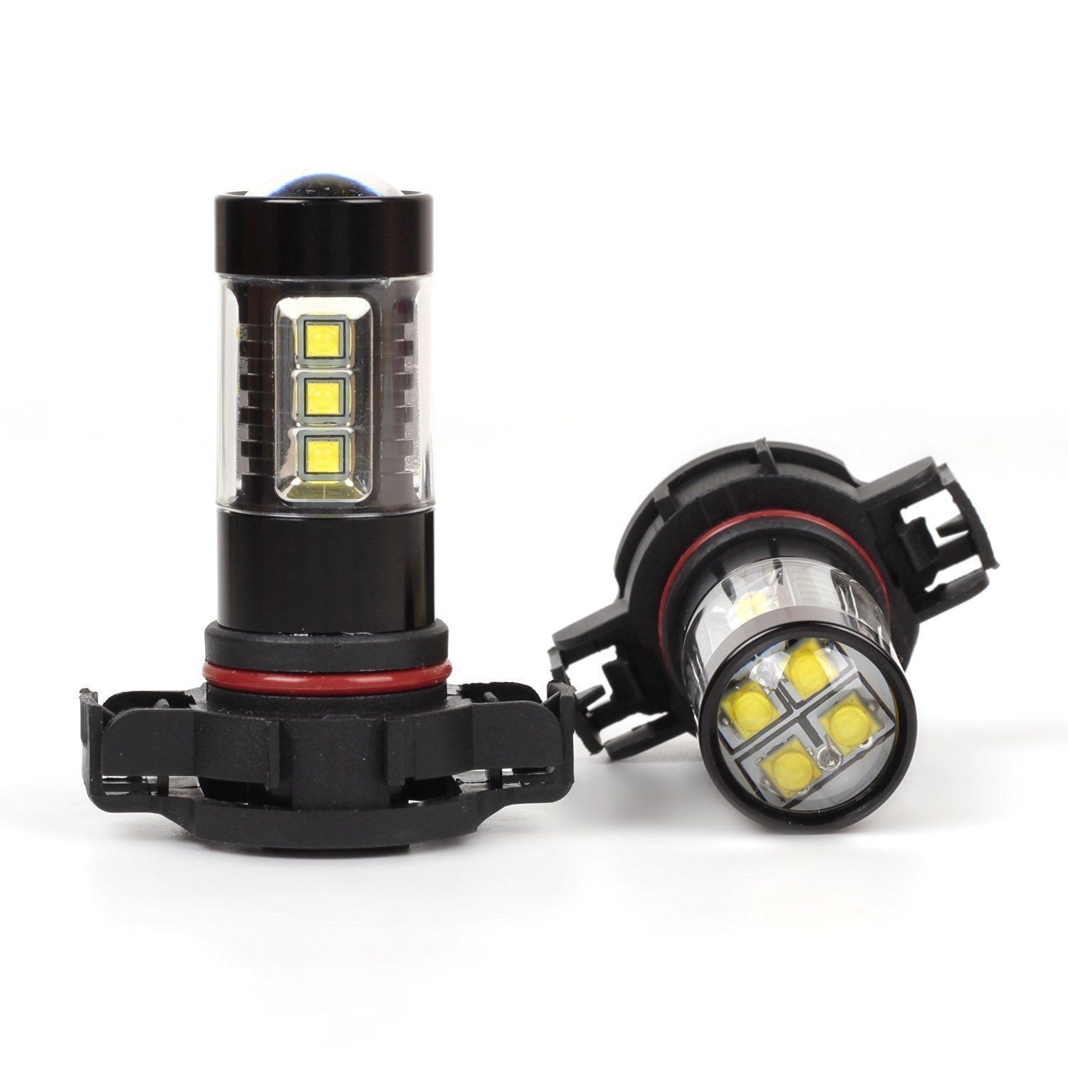 2PCS 100W H16 5202 LED Fog Light Bulb 6000K For 2007-2018 GMC Sierra 3500HD