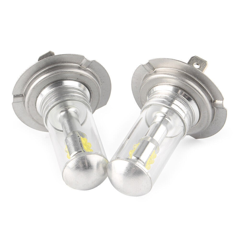 LED Headlight Fog Reading Signal Light Kits Bulb 6000K Super White 80W H7
