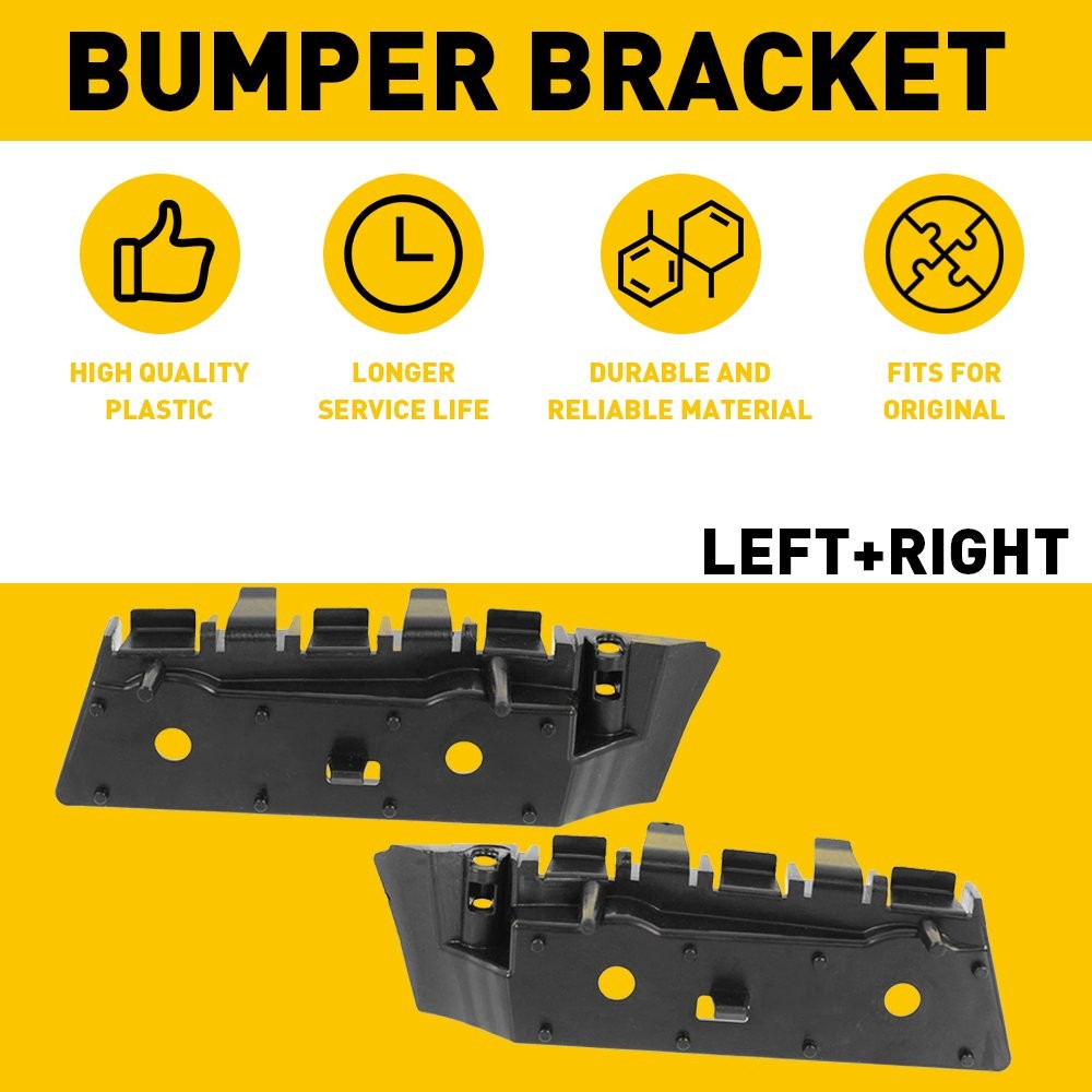 Pair Bumper For Bracket 2015-2017 Ford Mustang Front Left & Right FR3Z17C947B