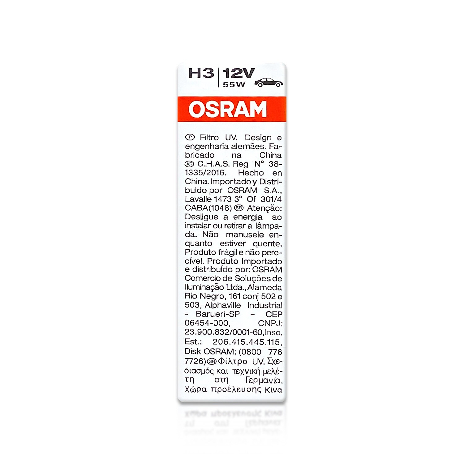Osram H3 Original Standard OEM Headlight Halogen Bulb Off-Road 64151 | Pack of 1