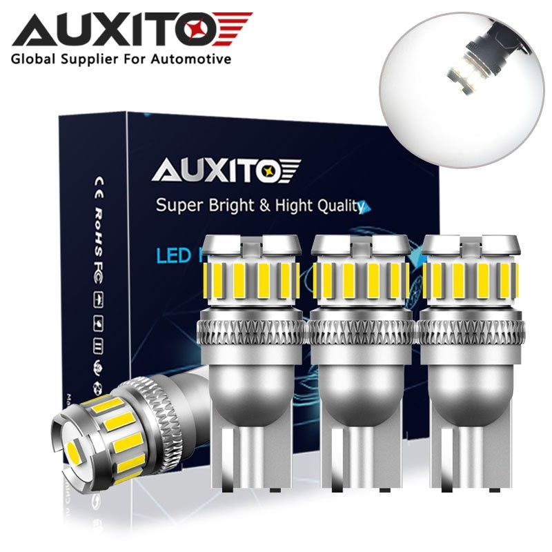 4x AUXITO T10 194 168 13SMD LED Light License Interior Bulb CANBUS ERROR FREE