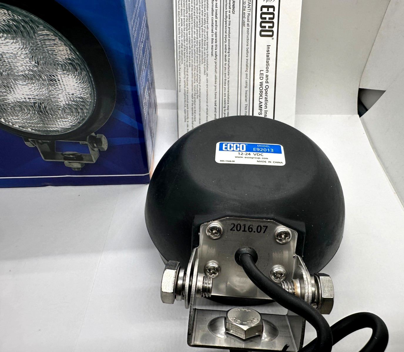ECCO E92013 Round LED Spot & Flood Beam Work Light for Truck Tractor SUV