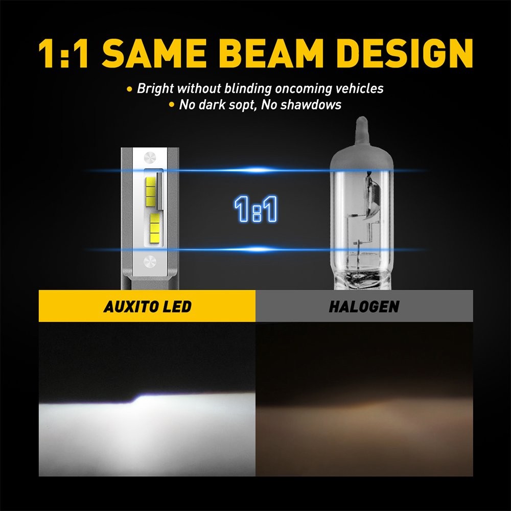 4X Replace Halogen Super Bright 9003 HB2 H4 LED Headlight Beam CANBUS High USA